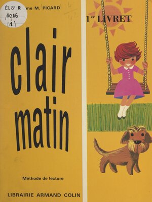 cover image of Clair matin